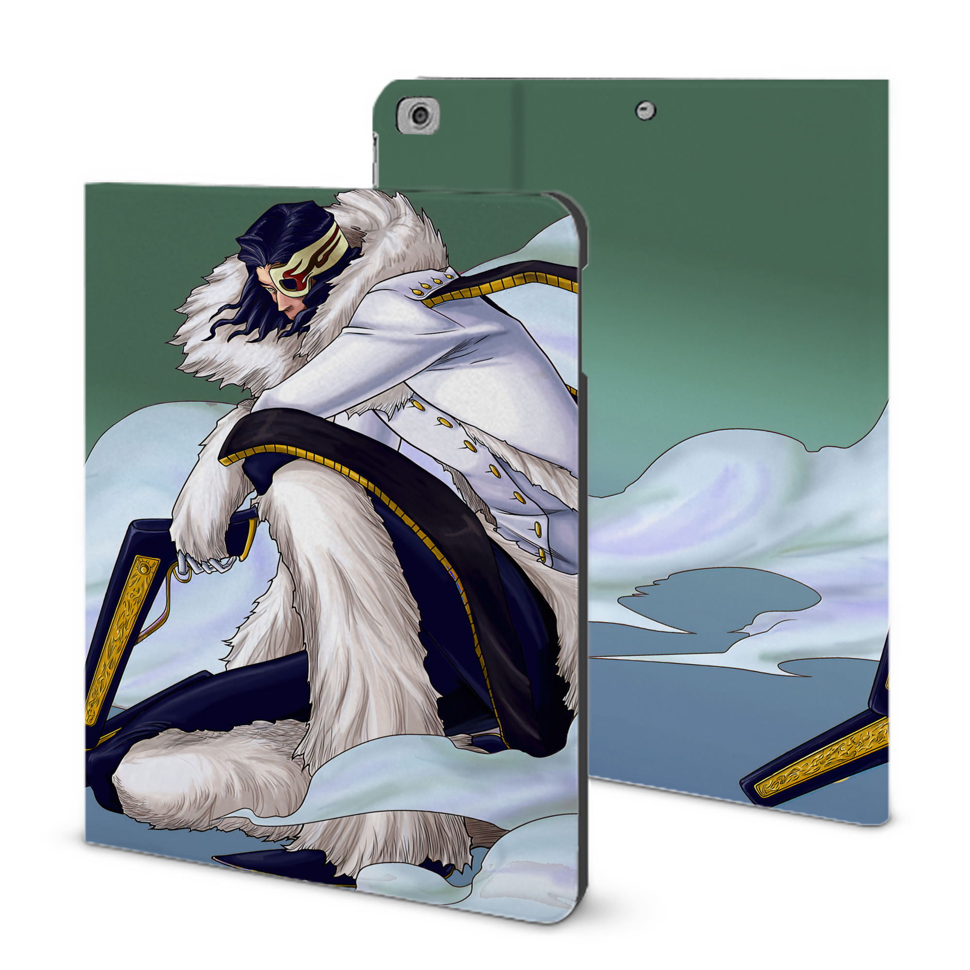 （画像用） ブリーチ BLEACH IPad ケース ブック型 PUレザー TPU 耐衝撃 軽量 薄型 ペン収納なし 全面保護 IPad 各モデル対応